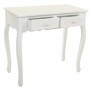 Hall Table with Drawers Alexandra House Living White Cream Metal Pine MDF Wood 40 x 76 x 135 cm