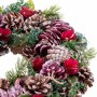 Couronne de Noël Rouge Multicouleur Plastique Foam Ananas 35 x 35 x 9 cm