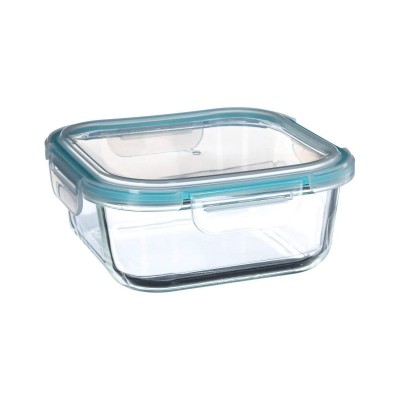 Lunch box 5five Simply Smart Blue Transparent Crystal 1,18 L 18,20 x 18,20 x 7,4 cm