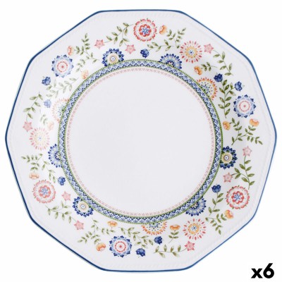 Flat plate Churchill Bengal Ceramic China crockery (Ø 27 cm) (6 Units)