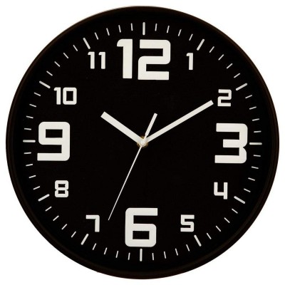 Horloge Murale 5five Simply Smart Noir polypropylène Ø 30 cm