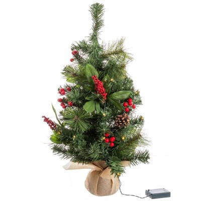 Christmas Tree Multicolour PVC Metal 30 x 30 x 60 cm