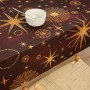 Stain-proof resined tablecloth Belum Christmas Red Golden 100 x 150 cm