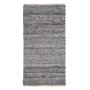 Tapis 80 x 150 cm Tissu Synthétique Gris