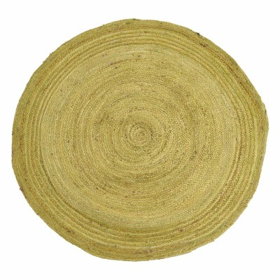 Tapis Vert Jute 120 x 120 cm