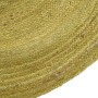 Carpet Green Jute 120 x 120 cm