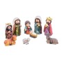 Christmas bauble Multicolour Polyresin Nativity/Bethlehem 9 cm (9 Pieces)