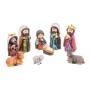 Décorations de Noël Multicouleur Polyrésine Naissance/Crèche 9 cm (9 Pièces)