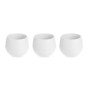 Set de pots 6,2 x 6,2 x 6,6 cm Blanc Plastique (8 Unités)