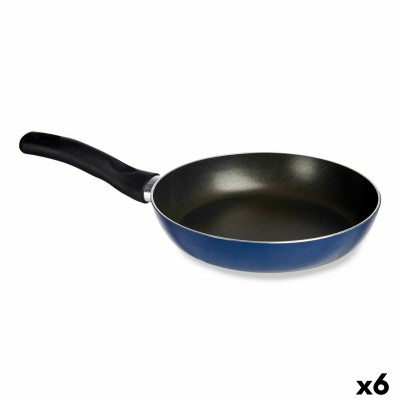 Pan Ø 24 cm Blue Aluminium (6 Units)