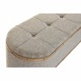 Banquette DKD Home Decor   Beige Naturel Bois Métal Plastique 30 x 40 cm 120 x 44 x 43 cm