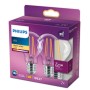 LED lamp Philips Classic 60 W White E E27 (2700 K) (2 Units)