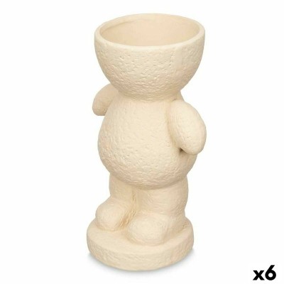 Figurine Décorative Beige 16 x 25 x 12 cm Vase (6 Unités)