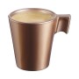 Tasse mug Luminarc Flashy Marron Clair 80 ml verre (24 Unités)