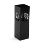 Umbrella stand Versa Tree of Life Black Metal Iron 15 x 49 x 15 cm