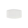 Serving Platter Quid Gastro Squared Ceramic White (25,2 x 16 x 2 cm) (6 Units)