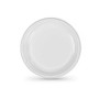 Set of reusable plates Algon White 17 cm 12 Units