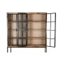 Shelves DKD Home Decor Black Natural Metal Mango wood 170 x 45 x 200 cm (1)