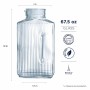 Glass Bottle Luminarc Quadro Transparent Glass 2 L