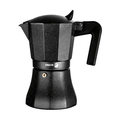 Cafetière Italienne Fagor Tiramisu Noir Aluminium 3 Tasses