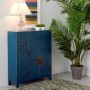 Sideboard ORIENTE 73 x 26 x 90 cm Blue DMF