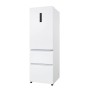 Combined Refrigerator Haier HTR5618ENPW 185 White