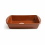 Serving Platter Azofra Baked clay Rectangular 29 x 20 x 6 cm (4 Units)