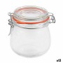 Jar La Mediterránea Hermetic Glass 350 ml (12 Units)