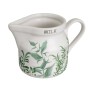 Milk jug and sugar bowl GREENS White Green Stoneware 250 ml 18,5 x 9 x 10 cm