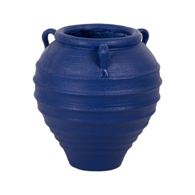 Vase Dark blue Resin 56 x 56 x 60 cm