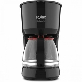 Drip Coffee Machine Solac Black 750 W 1,25 L