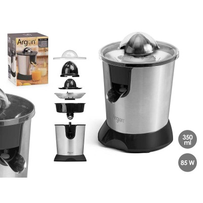 Electric Juicer Argon JE-638B Black Silver 85 W 350 ml