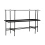 Meuble d'Entrée DKD Home Decor Blanc Noir 120 x 40 x 80 cm