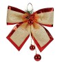 Lien Décorations de Noël Rouge Doré Plastique 33 x 9 x 33 cm (6 Unités)