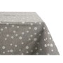 Tablecloth Kinvara BABEL GRIS 42 White Grey Jacquard