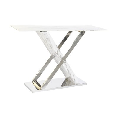 Hall DKD Home Decor White Grey Silver 120 x 40 x 75 cm