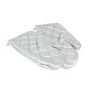 Oven Mitt Quttin Silver 25 x 16 x 24 cm Set 2 Pieces (24 Units)