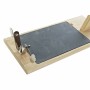 Jambonnier en Bois DKD Home Decor Acier inoxydable Ardoise Fer Pin (36 x 3 x 1 cm) (44 x 20 x 31 cm) (2 pcs)