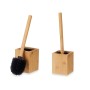 Brosse de salle de wc Berilo B7490-5 Bambou Plastique 10 x 36 x 10 cm (12 Unités)