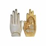 Figurine Décorative DKD Home Decor Gris Doré Buda Résine (10 x 7,2 x 20,9 cm) (2 Unités)