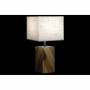 Lampe de bureau DKD Home Decor 25,5 x 25,05 x 52 cm Sapin Naturel Beige Métal Crème 220 V 60 W 25 x 25 x 21 cm (2 Unités)