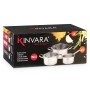 Saucepans Kinvara 17712 Steel (2 Units)