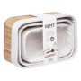 Set of Stackable Organising Boxes Kipit BA1317-437 31 x 12 x 21 cm 4 Units