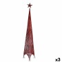 Sapin de Noël Krist+ 00155 Rouge Métal Plastique Tour 42 x 218 x 42 cm (3 Unités)