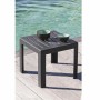 Table d'appoint Grosfillex Anthracite Résine Plastique 40 x 40 x 35 cm