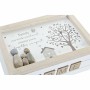 Boîte Décorative DKD Home Decor Blanc Naturel Bois MDF