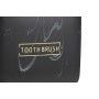 Toothbrush Holder DKD Home Decor Black Marble (10,5 x 6,5 x 10 cm)