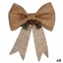Christmas bauble Krist+ 65584 Brown Red Green Natural Fibre 24 x 5 x 34 cm Lasso (12 Units)