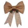 Christmas bauble Krist+ 65584 Brown Red Green Natural Fibre 24 x 5 x 34 cm Lasso (12 Units)