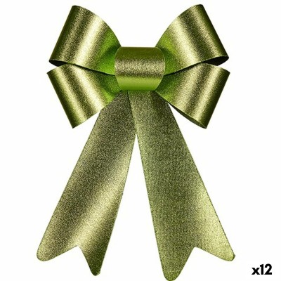 Lasso Krist+ HJ1-12063 Green PVC 16 x 24 x 4 cm Christmas bauble (12 Units)